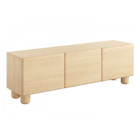 stolik pod telewizor 150 cm rtv 3 drzwiowa LUGO dąb vicenza